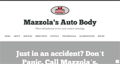 Desktop Screenshot of mazzolaautobody.com